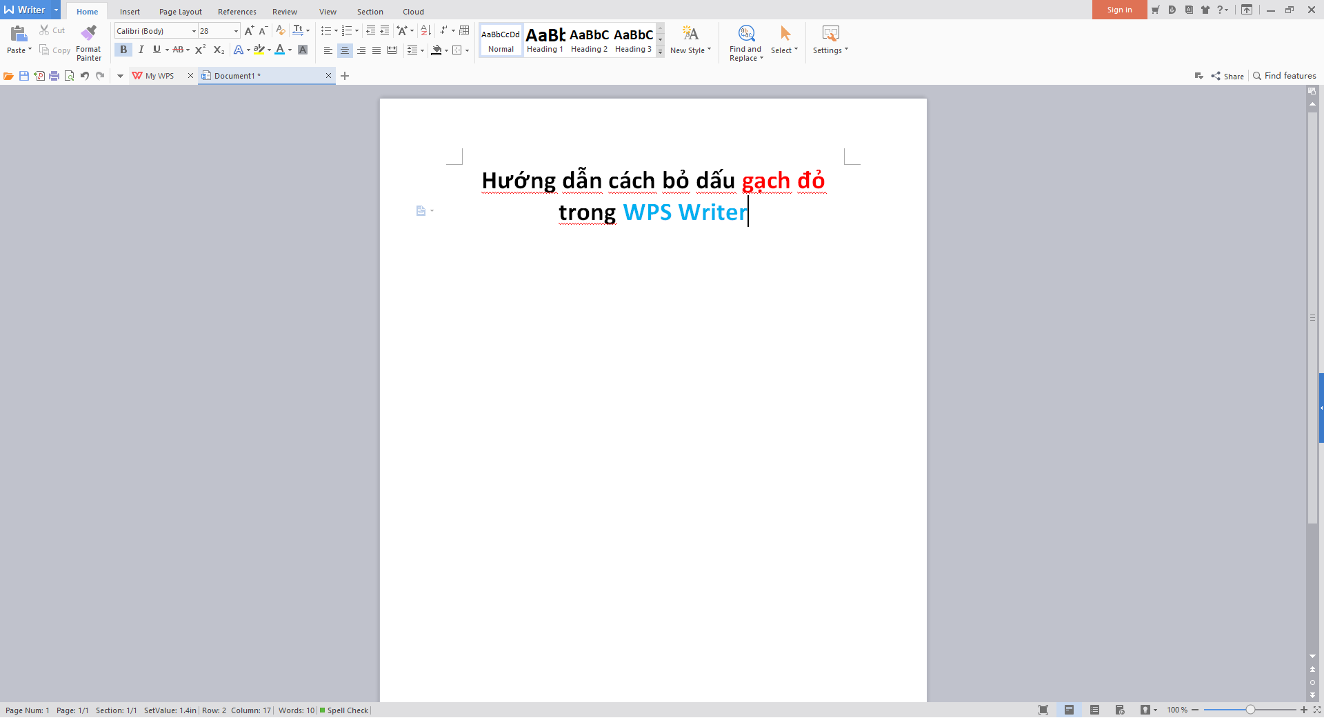 C ch B D u G ch Trong WPS Writer T t AutoCorrect Ph n M m WPS